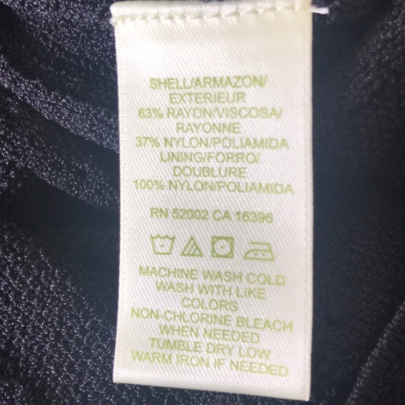 NWT Sigrid Olsen Black Cardigan Set Size xl - Picture 6 of 7